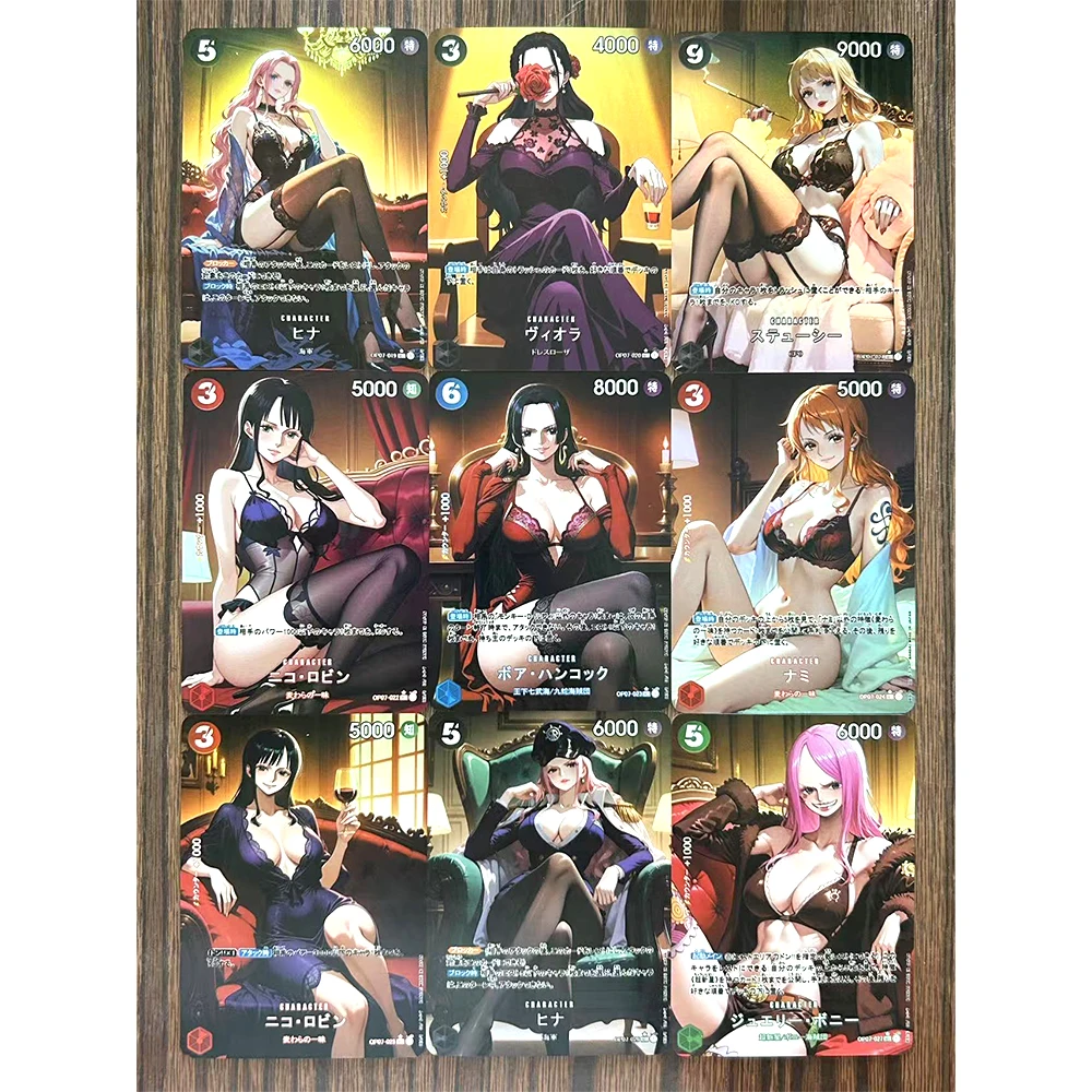 อะนิเมะการ์ด ONE PIECE Nami Nico Robin ความงาม Loli Bronzing เนื้อเกมของเล่นคอลเลกชันการ์ดวันเกิดคริสต์มาสของขวัญ