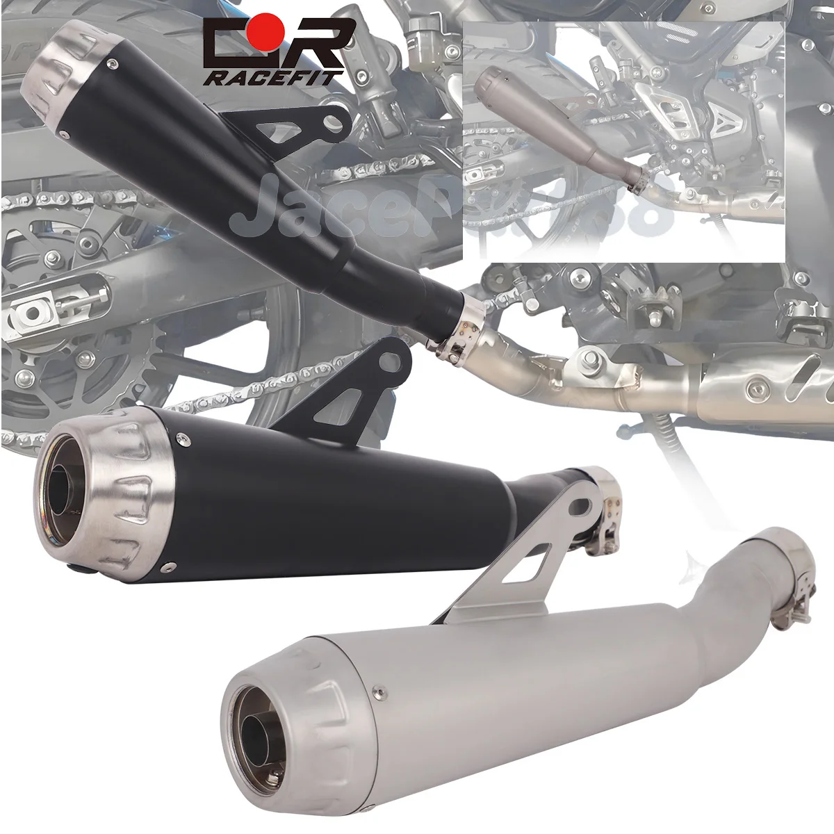 Exhaust Link Middle Pipe For Triumph Scrambler 400 X Speed 400 2024-2025 Motorcycle Slip on Muffler