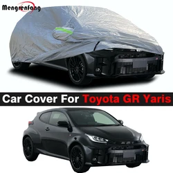 Full Car Cover For Toyota GR Yaris 2020-2025 Auto Outdoor Sun Anti UV Rain Snow Dust Prevent Cover