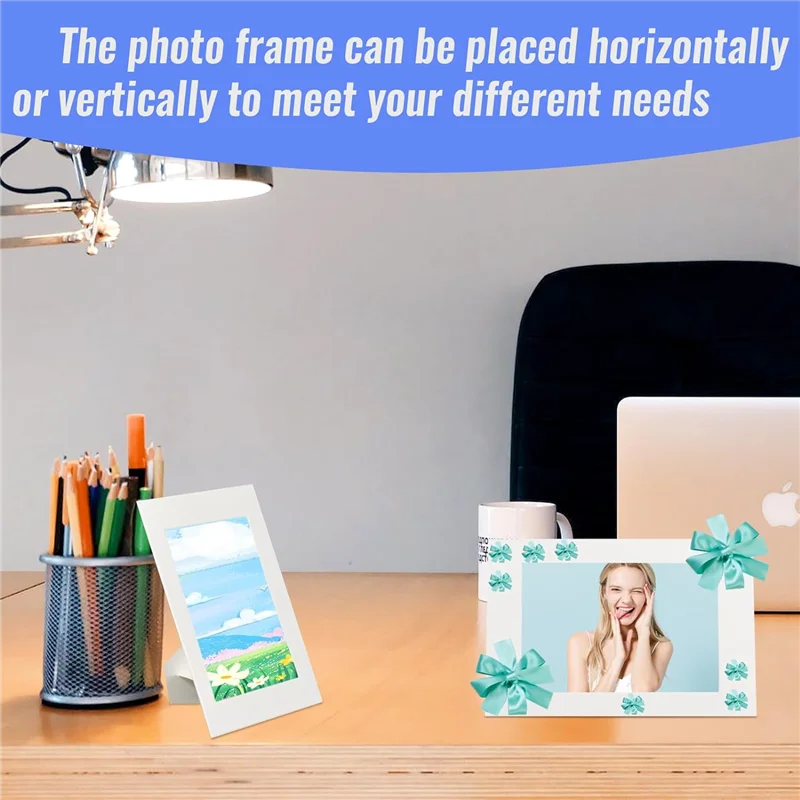 

【Today-Only!】30 Pack Photo Frames Paper Picture Frames For 4 X 6Inch Photos, With Easel DIY Crafts Frame