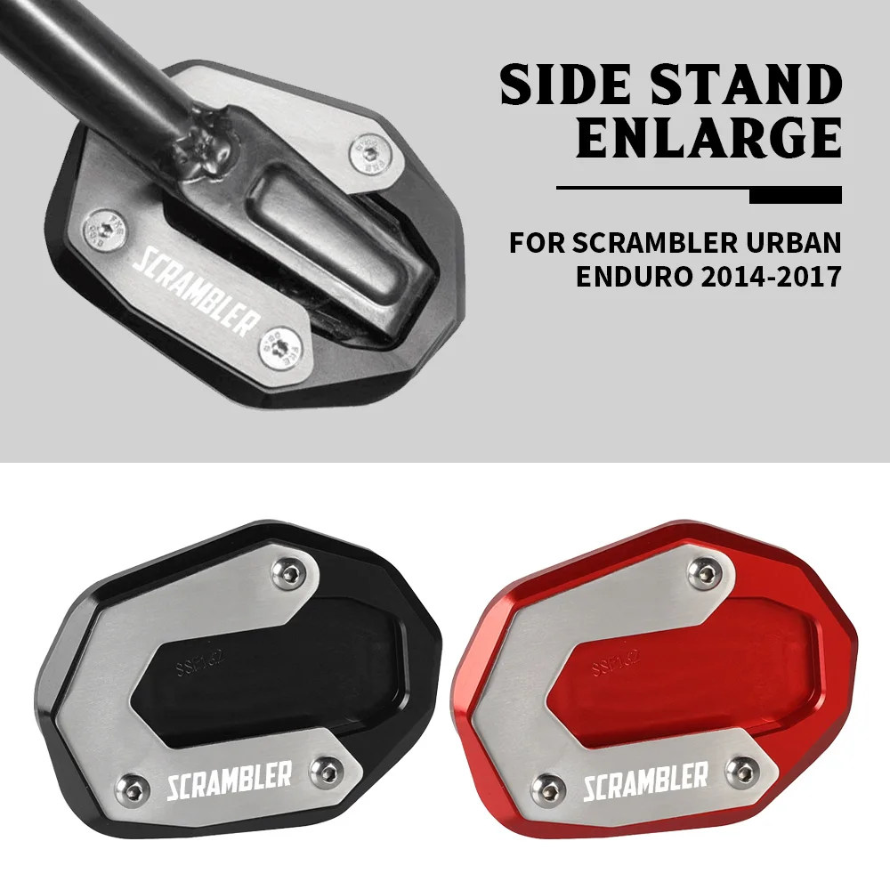 

Kickstand Enlarger Support Extension FOR Ducati scrambler sixty2/flat track pro/Full Throttle/Classic Side Stand Pad Anti-skid