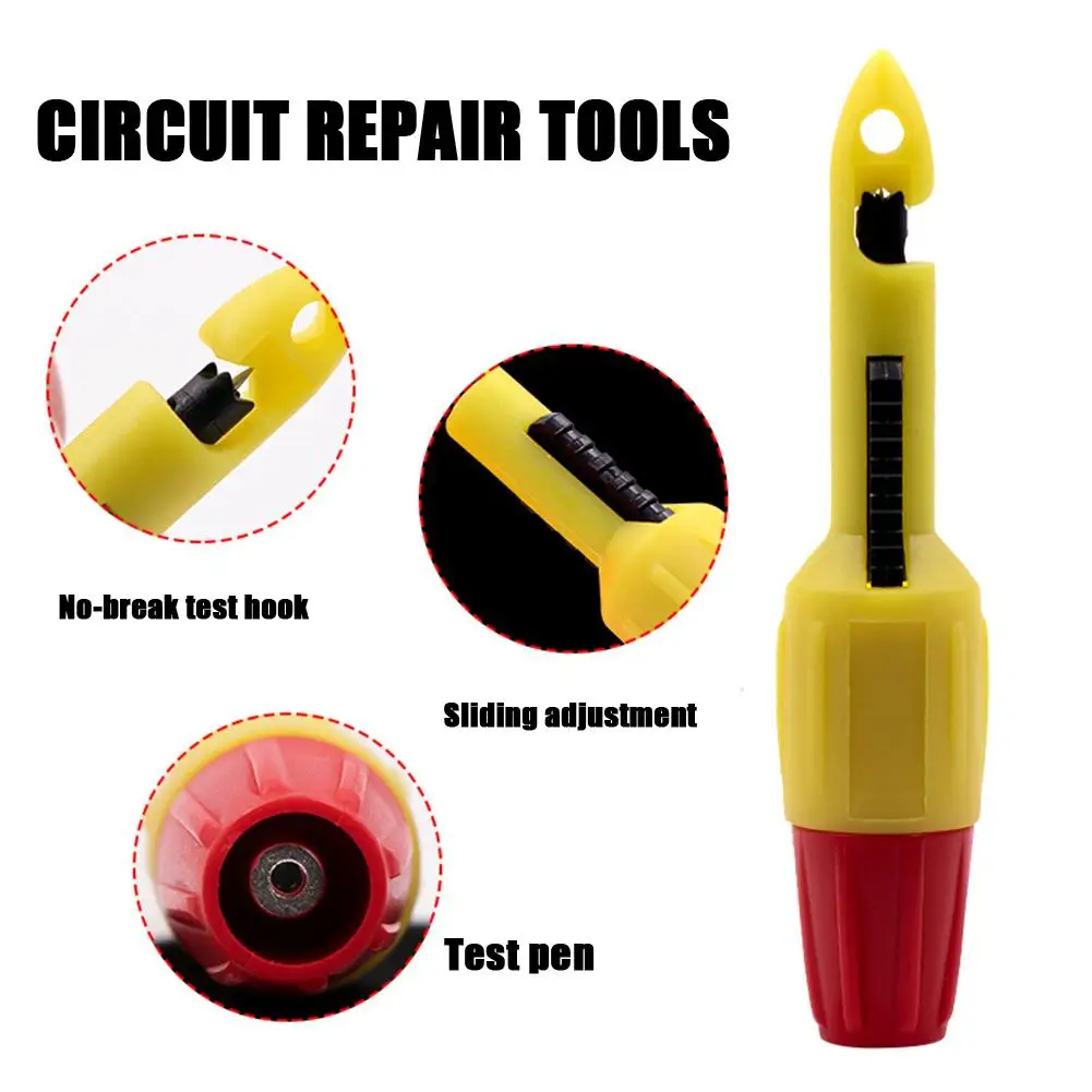 Réinitialisation de crochet de test de sonde de perforation de fil d\'isolation, perçage, réparation automobile, douille de 2mm, 4mm, 1,2 pièces