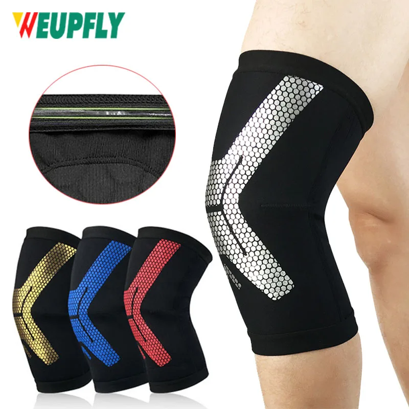 1Pcs Knee Compression Sleeve Swelling Recovery Knee Brace Support Pain Relief for Running Basketball Football Gym Workout Sport