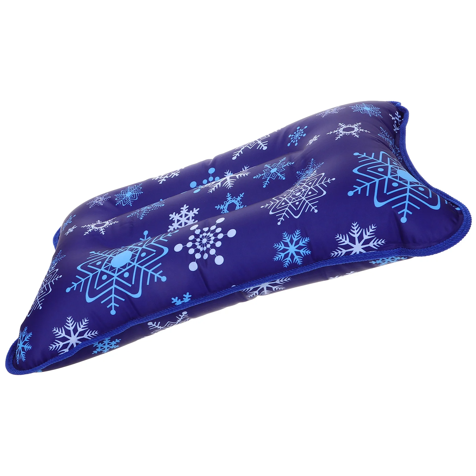 

Cool Pillow Fillable Inflatable Sleep Camping Outdoor Self Inflating Pillow Polyester Surface Cooling Summer Travel Portable