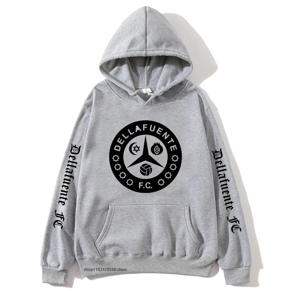 Women Fashion Hip Hop Sweatshirt Dellafuente FC Hoodie Harajuku Streetwear Men Clothes Female Hoody Girls Tops Female Pullovers
