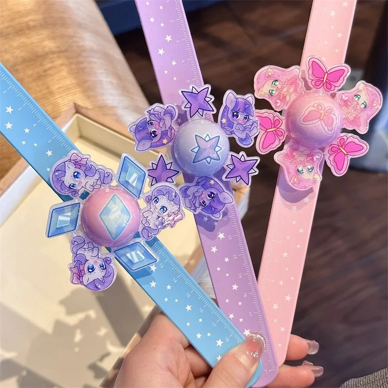 My Little Pony Twilight Sparkle raridad lindo creativo periférico de animé pulsera giratoria personalidad Simple juguete luminoso de dibujos animados