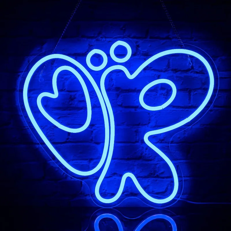 

XM OK Snail Neon Wall Decoration USB-powered LED Neon Signs for Wedding Birthday Parties Children's Rooms, Pet Stores, Bedrooms