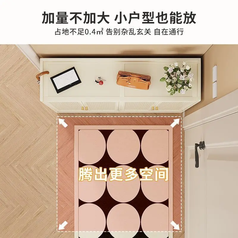 Custom Shoe Cabinet Home Entrance, Multi-layer Large Capacity Shoe Rack, Style Indoor Entryway Cabinet, Dustproof and