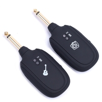 1 Set A8 Guitar Wireless Transmission System Electric Guitar Wireless Transmitter Receiver Audio Line Electric Blowpipe Black