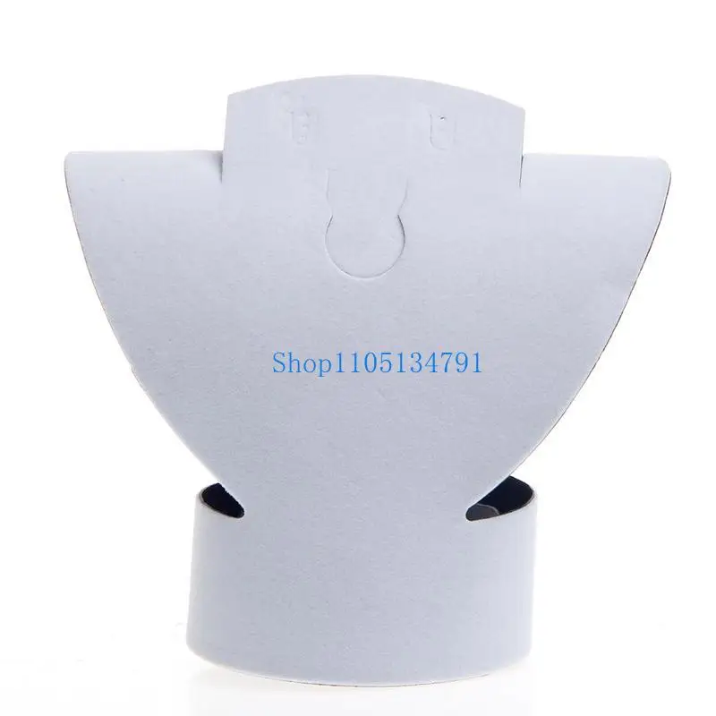 

98km White Black Mini Earring Stand Jewelry Display Necklace Chain Pendant