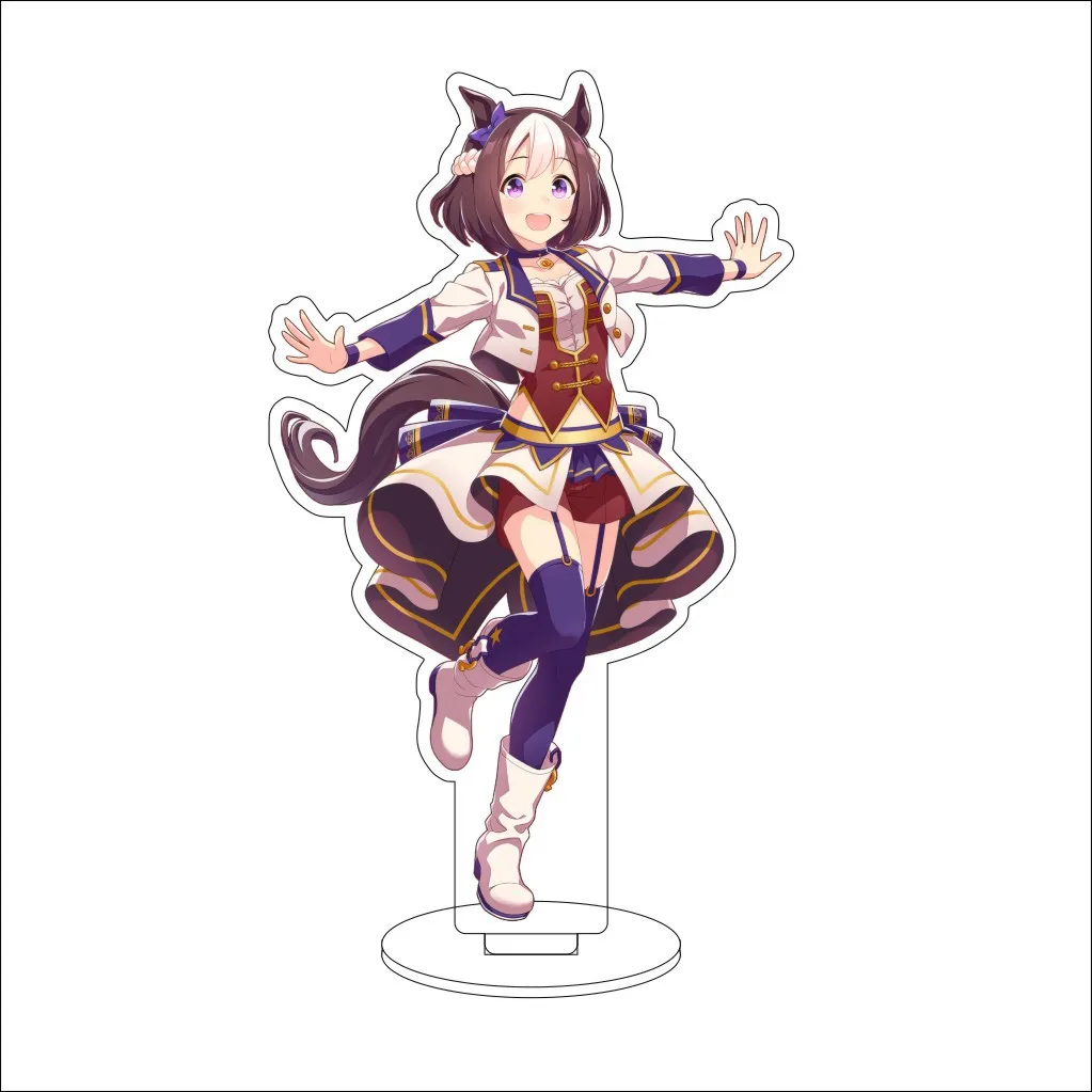 16CM Anime Uma Musume: Pretty Derby Kitasan Black Satono Diamond ‌Special Week Cos Acrylic Figure Stand Ornaments Gifts view 4