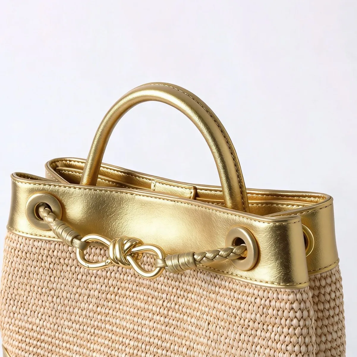 straw woven messenger women's casual woven bag beach lazy wind portable messenger bag
