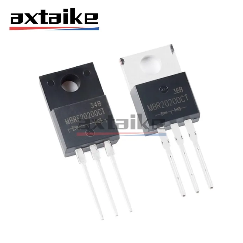 10st Mbr20200 20a 200V Mbrf20200ct Mbr20200ct 20200ct Naar-220 Dip Transistor Schottky Barrière Gelijkrichters Schottky Diode