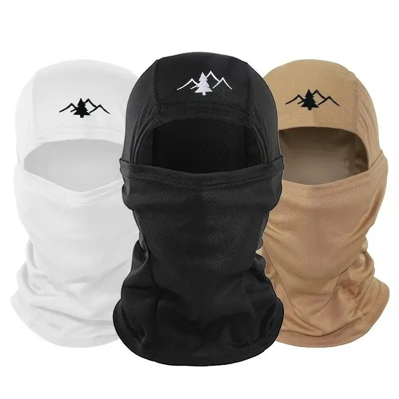 1pc Mountain Print Sports Pullover Hat For Outdoor Cycling, Dustproof Windproof Mask