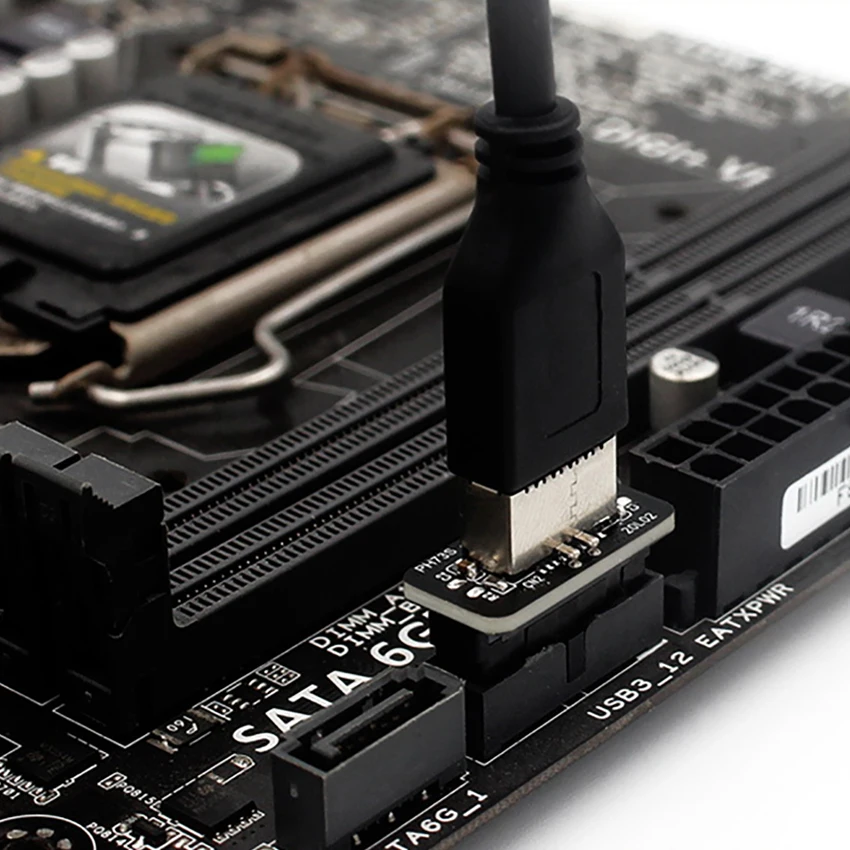 USB 3.0 20Pin/19P Interne Header naar Type E type-c Adapter Connector 20P Converter voor chassis front Type C Moederbord