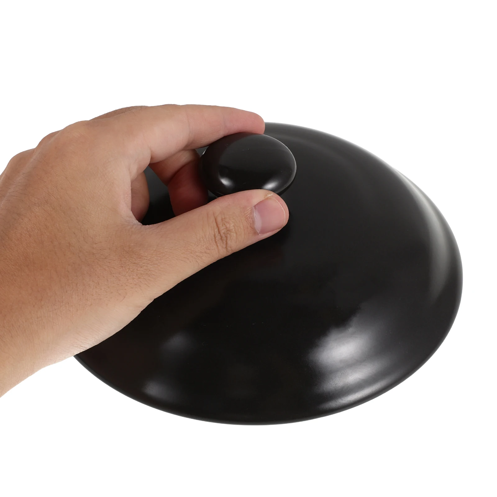 

19.5cm Round Ceramic Lid for Stew Pot Soup Cooking Earthenware Casserole Cover Heat Retention Replacement Household Cookware