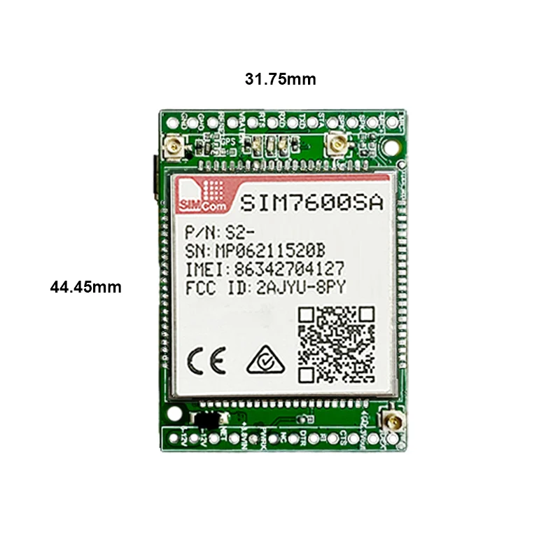 SIM7600SA Double-row needle Core Board Modem SIMCOM LTE CAT1+GNSS Module breakout kit with Antenna Australia/South America