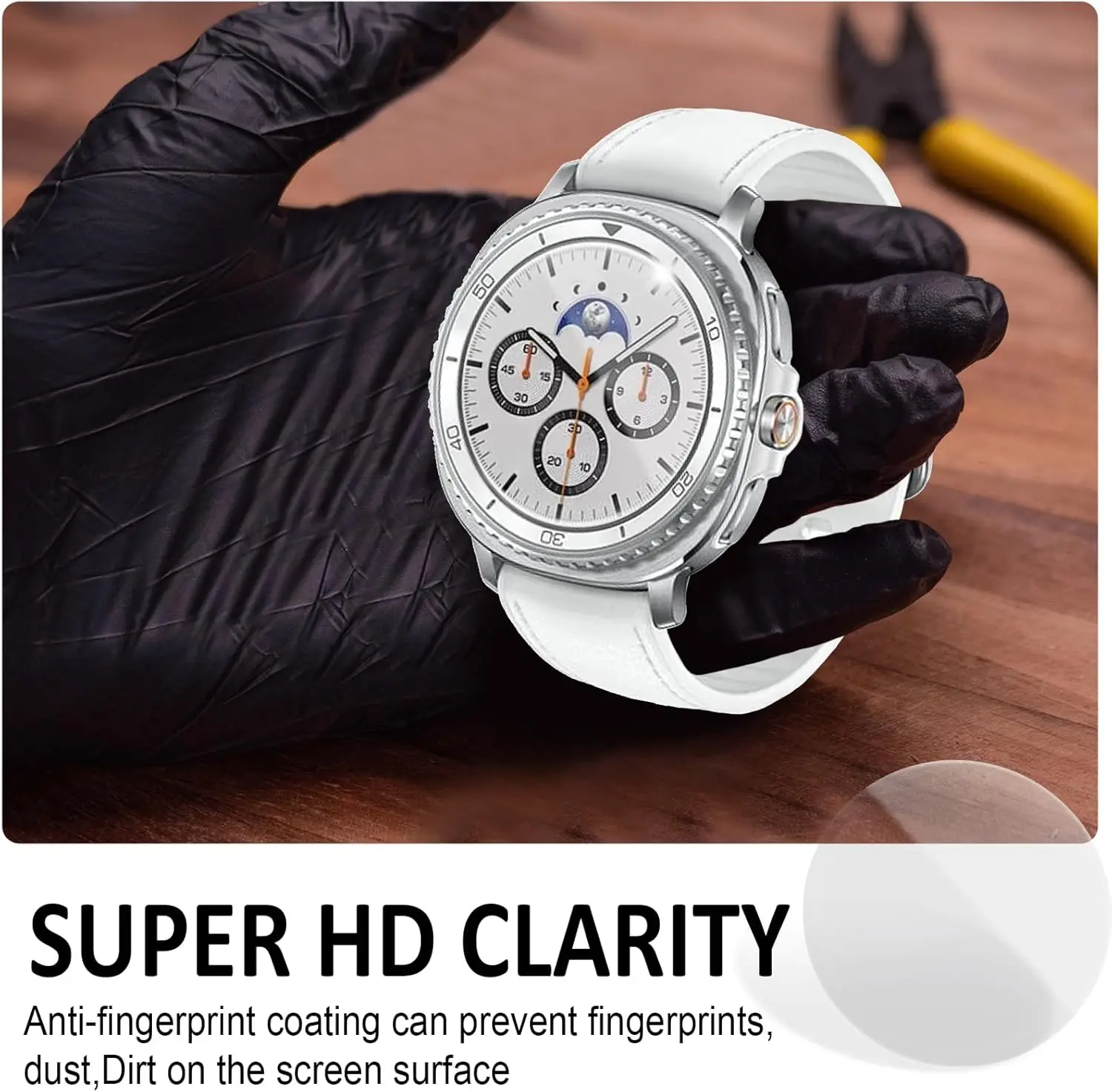 Samsung Galaxy Watch 8 40mm 44m 用スクリーンプロテクター 9H 硬度保護時計フィルム Samsung Galaxy Watch8 Classic 46mm 用