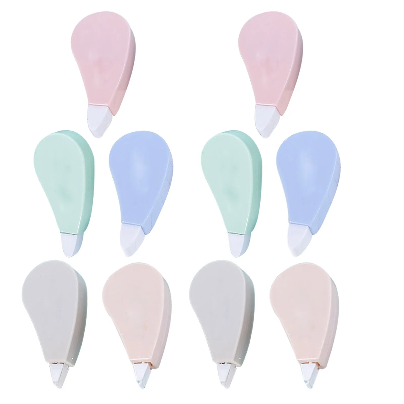 10Pcs Portable Correction Tape Smooth Writing Ergonomic Design for Students Office School Supplies Correction Tape Daily Use