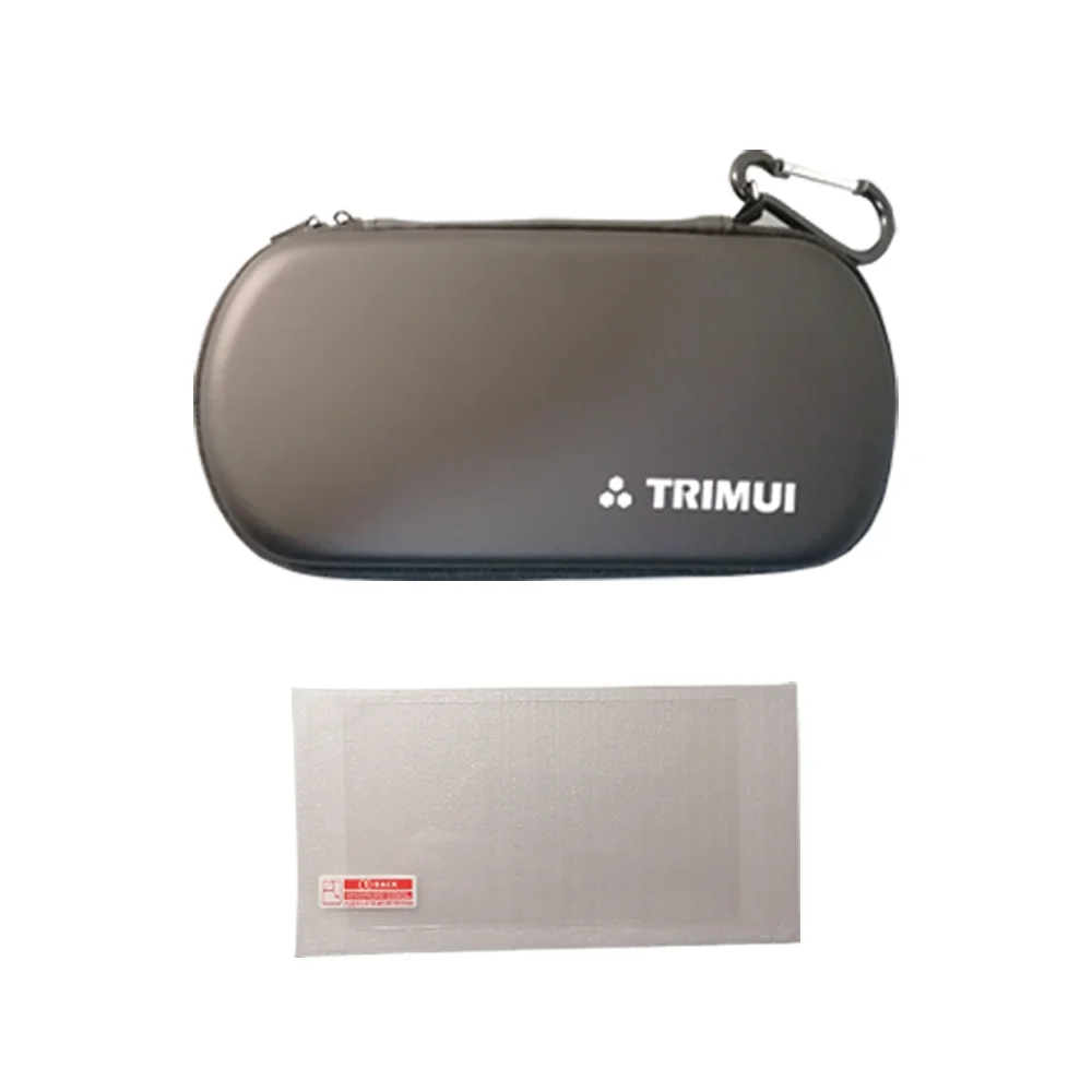 علبة سوداء من Trimui الذكية للمحترفين ، وحدة التحكم في الألعاب المحمولة ، حقيبة حمل محمولة ، شاشة 4.96 بوصة