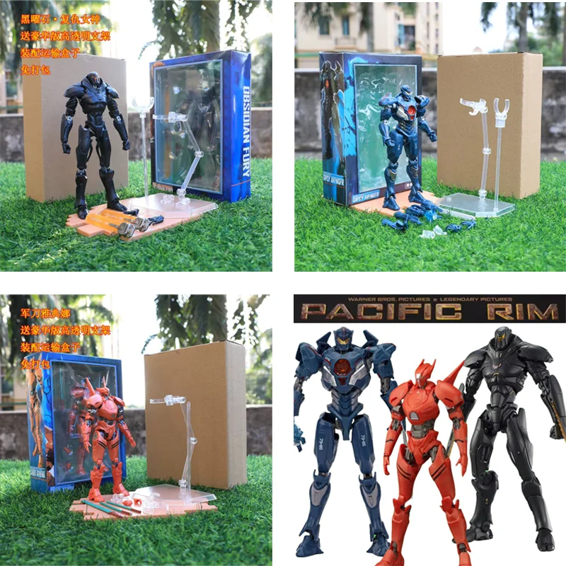Revenge Wanderer Pacific Rim Obsidiaan Sabel Mechanisch Speelgoed Figuur Figuur Model Desktop Decoratie Speelgoed Collectie Bandai