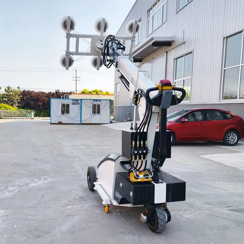 تصميم وحدات، روبوت تركيب زجاجي متعدد الوظائف للتحكم PLC بالطاقة الشمسية