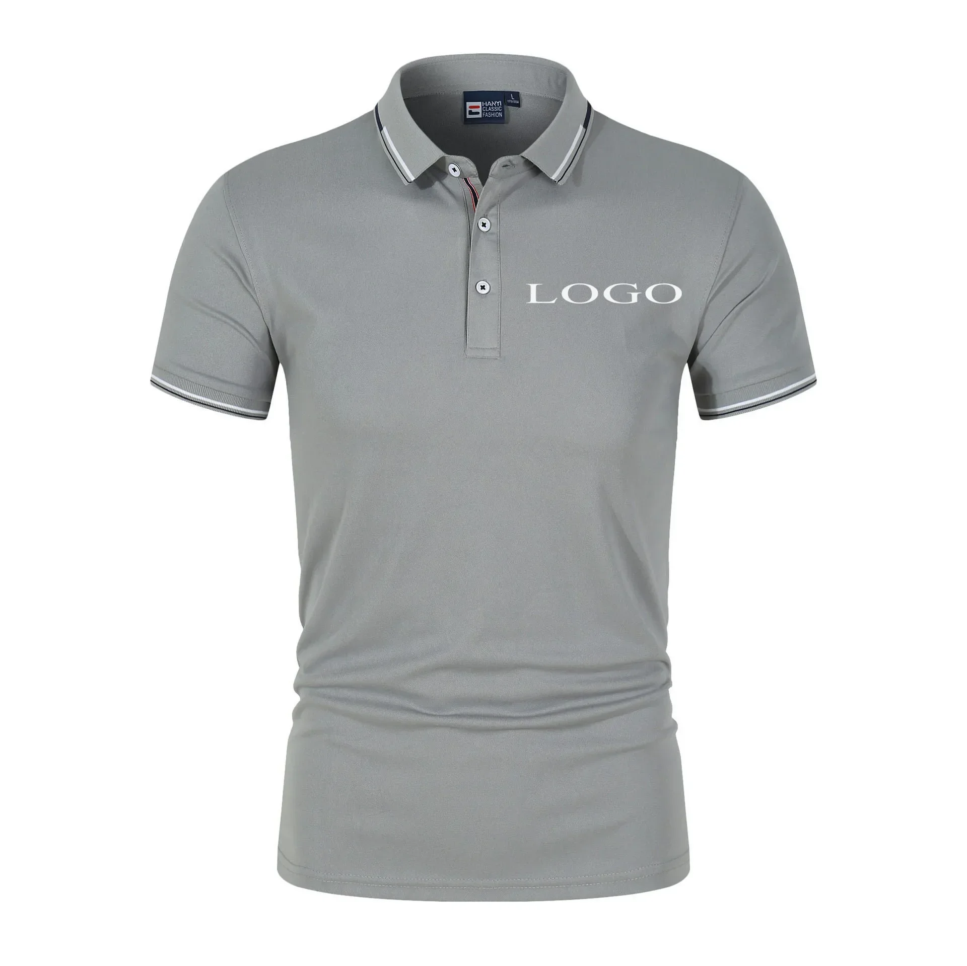 Your Own Design Brand Logo/Picture Personalized Custom Anywhere Men Women DIY Polo shirt Clothing EU size high-end gifts