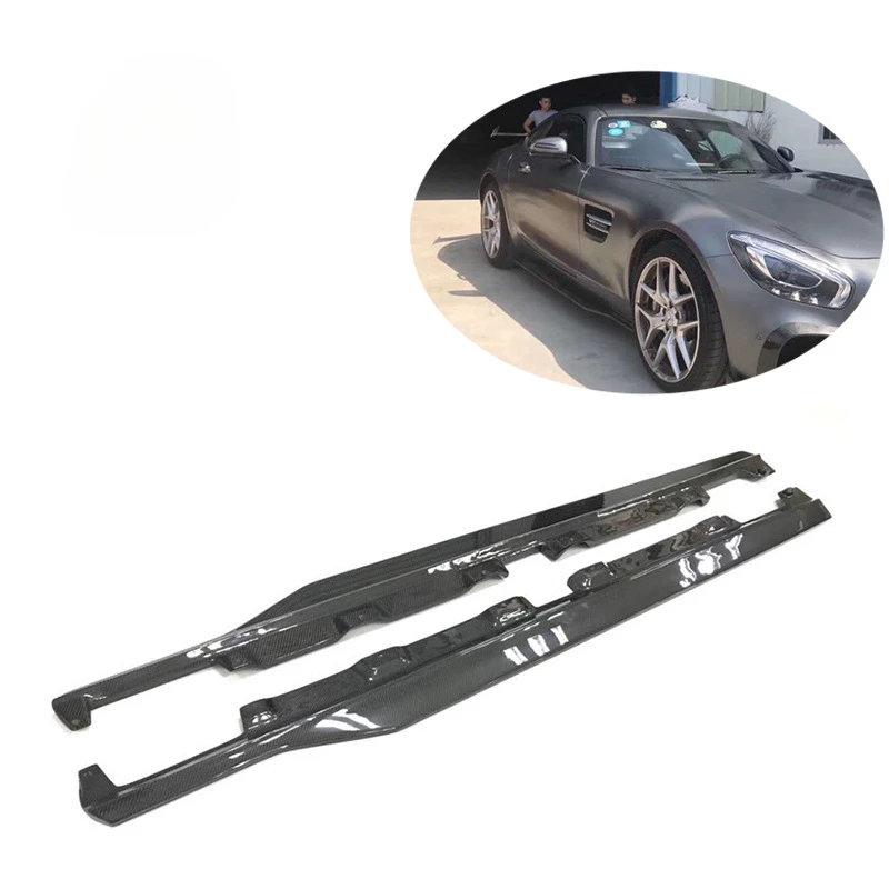 

Applicable to Mercedes-Benz Benz AMG-GT RENNCarbon fiber side skirts side spoiler modification parts2018+