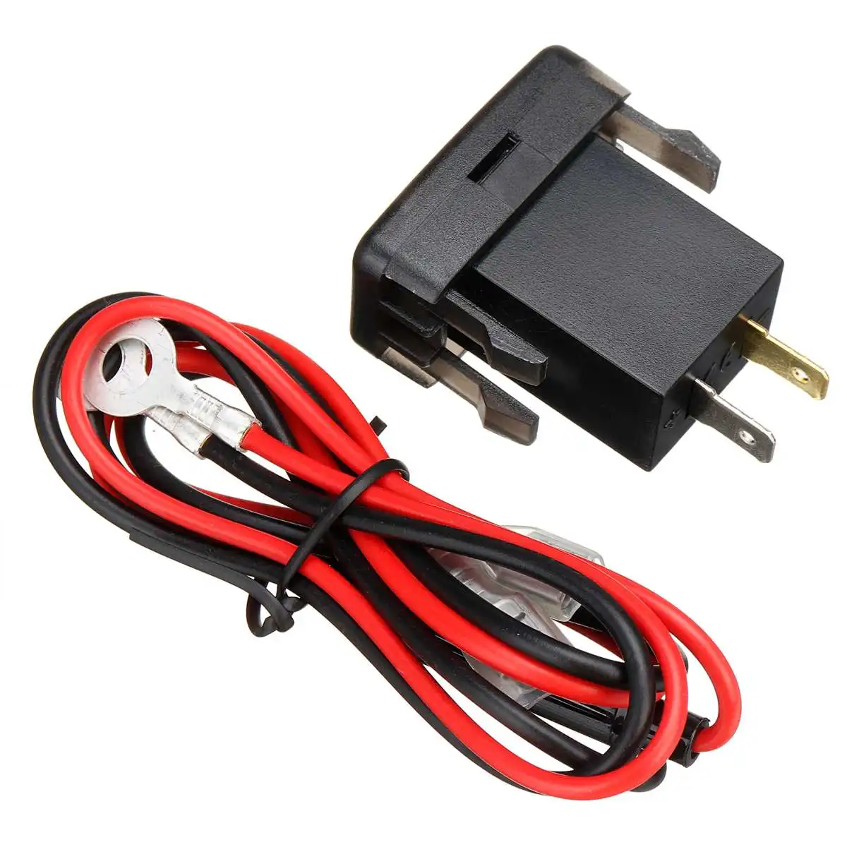 Adattatore per caricabatterie rapido doppio USB 36W QC3.0 Tipo C + PD Presa cruscotto Voltmetro LED per Toyota per Hilux per FJ Cruiser per Honda