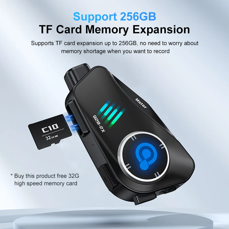 حار بيع Q28-2X دراجة نارية خوذة 1080P Hd عدسة واسعة الزاوية جدا BT الاتصال الداخلي 2-شخص الاتصال الداخلي 1000 متر #6