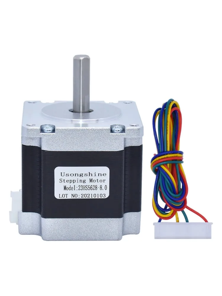 Nema23 23HS5628 4 fils Nema 23 moteur pas à pas 57 165 Oz-in 56mm 2.8A 6.35mm/8mm TB6600 CNC Laser meulage mousse Plasma coupe