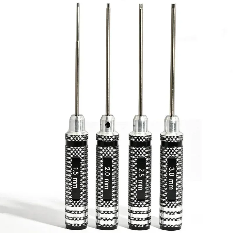 

Top Quality Titanium Nitride TiNi Hex Driver Wrench Screwdriver 1 Piece 1.5mm/2mm/2.5mm/3.0mm for RC Helicopter