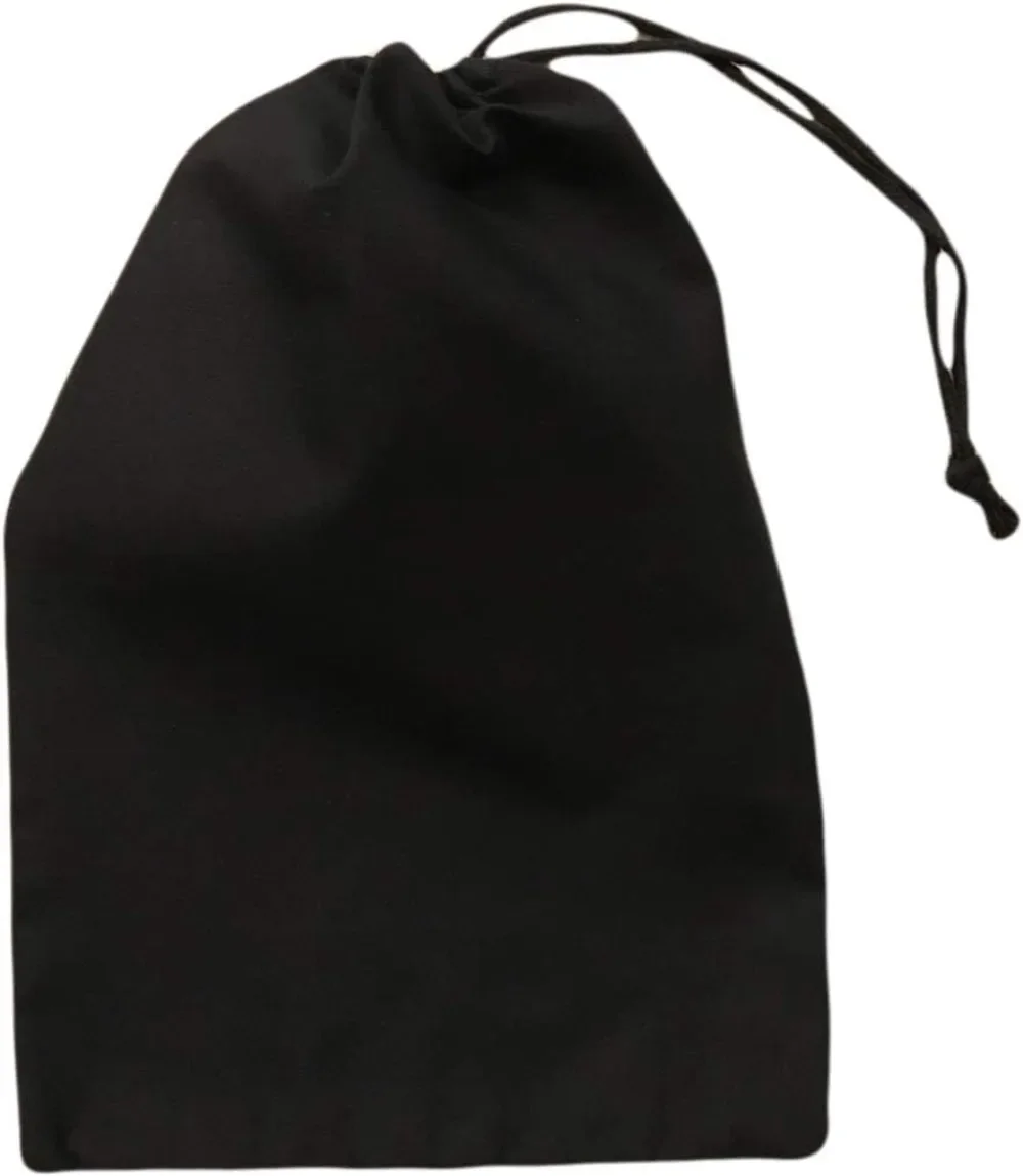 

Reusable Produce Eco friendly Cotton Single Drawstring Muslin Bags premium quality BLACK COLOR- 100 count pack (8 x 10)