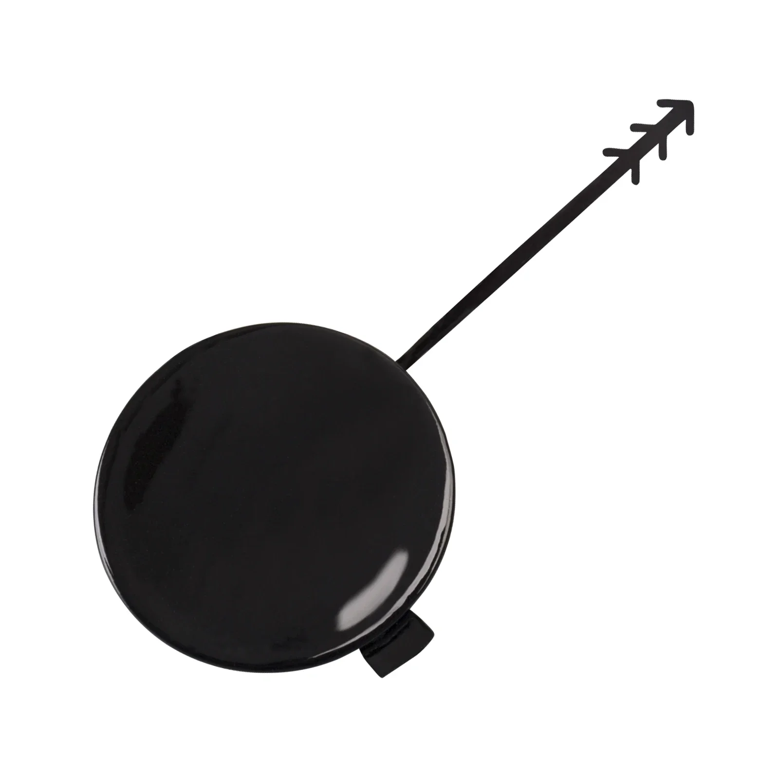 

For Audi A4 B8 (2008-2012) Rear Bumper Tow Hook Cover - Right Side, Part Numbers 8K0807441 & 8K0807441AGRU