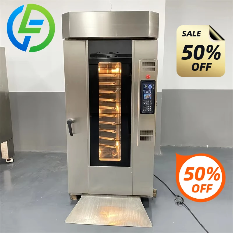 رائجة البيع 15 طبقات 15 لوحة فرن دوار بالهواء الساخن التجاري للأغذية المخبوزة لكعكة القمر وصنع الخبز موقد فرن المصنع