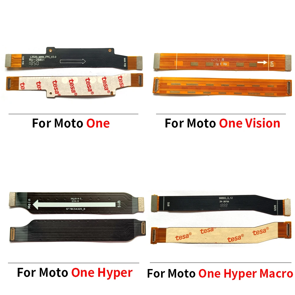 NEW Tested Main Motherboard Connector LCD Flex Cable Replacement For Moto E7 G50 G 5G G9 Power Play Plus One Macro Fusion Hyper