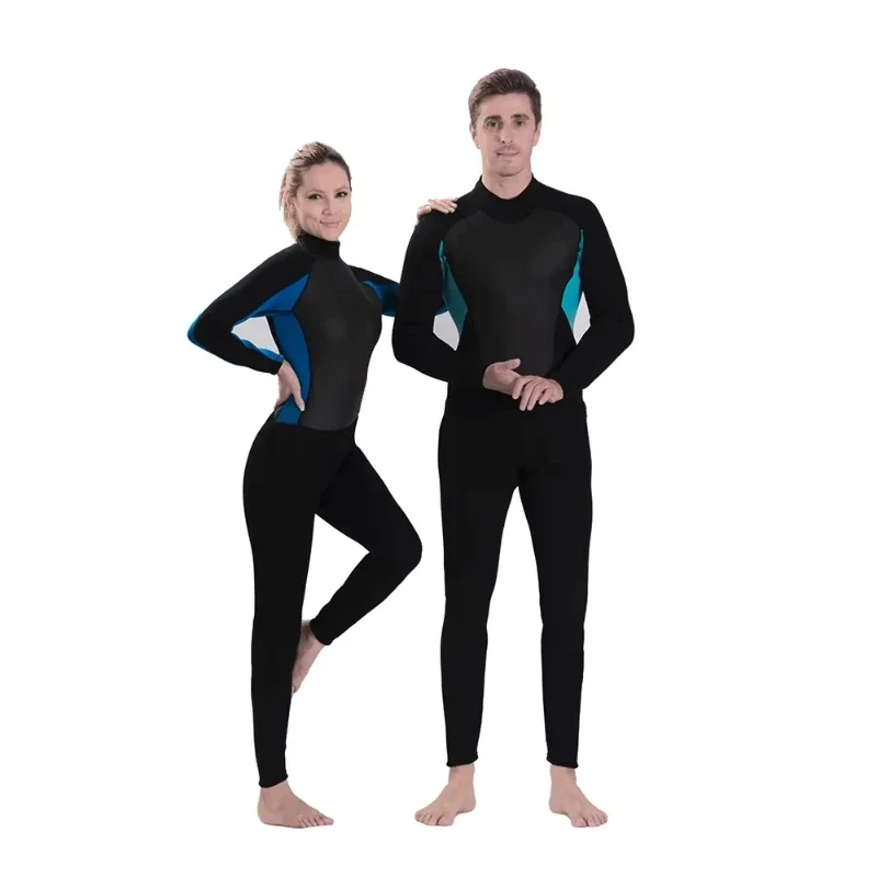 

Neoprene Wetsuit Women's One-piece Long Sleeve Rash Protection Swimsuit