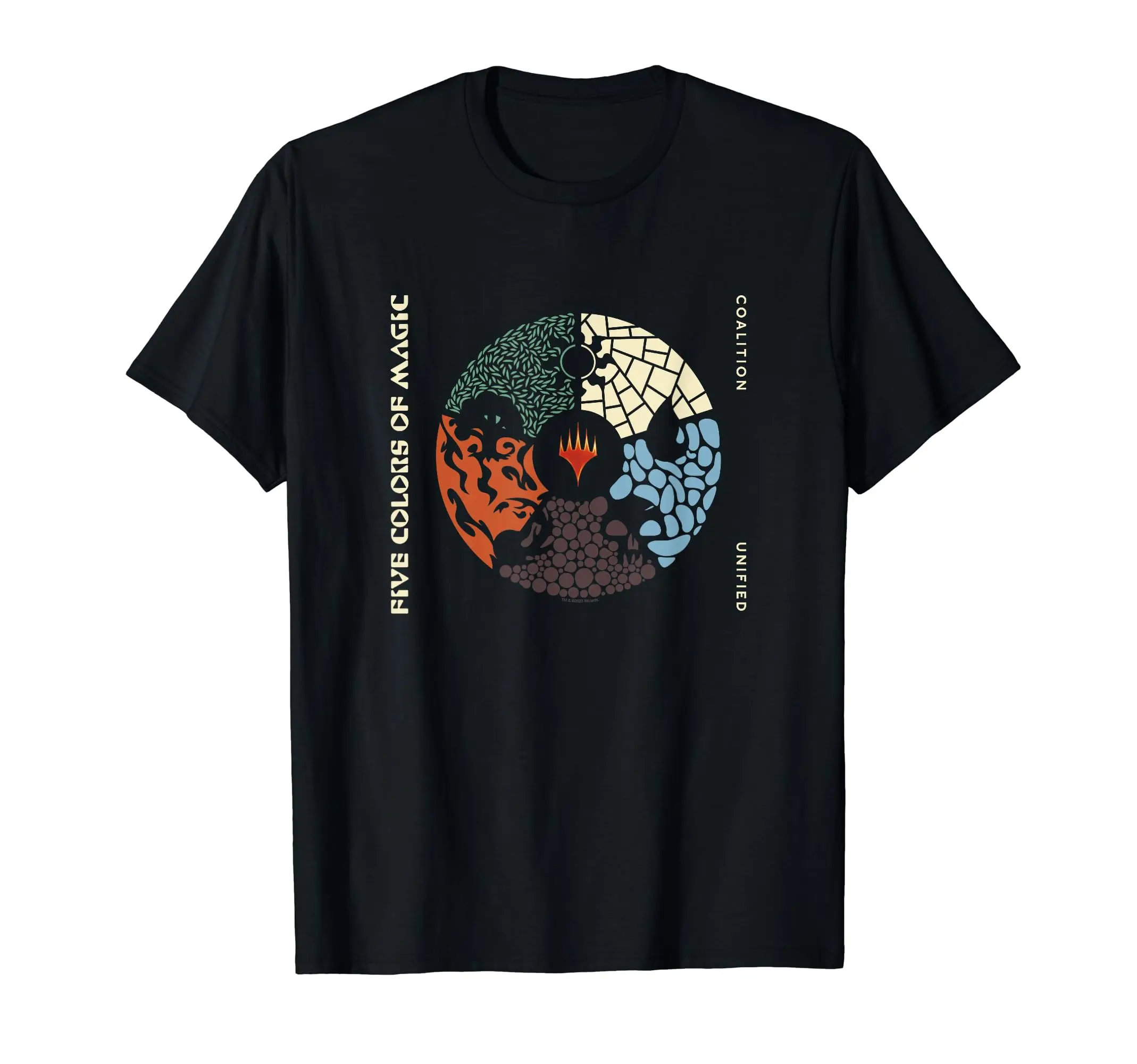 

Magic: The Gathering Five Colors Of Magic T-Shirt