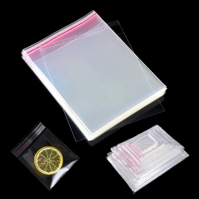 

Transparent Self-sealing Jewelry Accessories Candy OPP Self-adhesive Bag Packaging Resealable Gift Cookie Packaging Bag