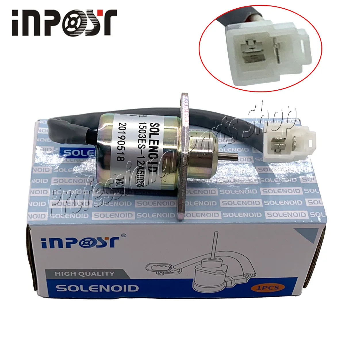 

New SA-4569-T 1503ES-12A5UC5S 12V Fuel Stop Solenoid For Kubota D905 D1005 V1205