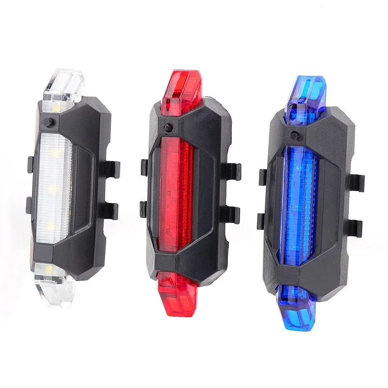 USB recarregável impermeável mountain bike lâmpada, aviso ciclismo taillight, bicicleta LED farol, luz da cauda para scooter elétrico