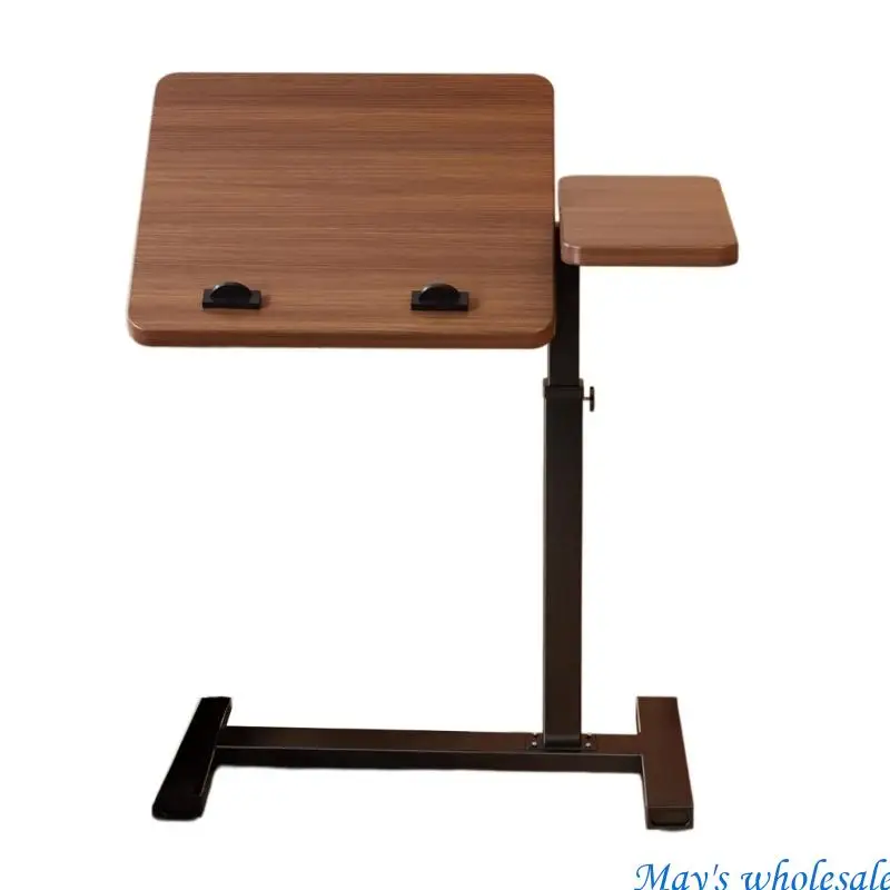 height-adjustable-mobile-folding-side-table-with-hide-wheel-metal-frame-thicken-board-for-versatiles-placement-in-home-448a