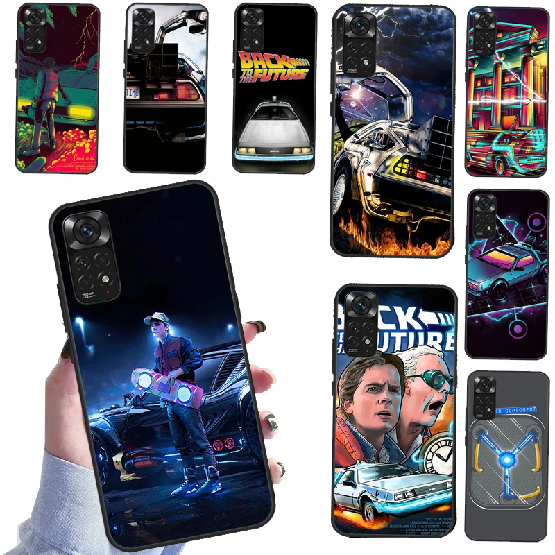 Back To The Future Case For Redmi 10 9T 9A 9C 9 Back Cover For Redmi Note 11 10 9 8 Pro Note 10S 8T 9S Coque