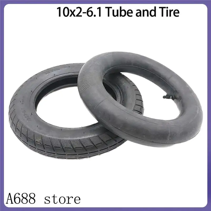 

Высокопроизводительный комплект пневматических шин и камер 10x2-6.1 для замены на электросамокате Mijia M365