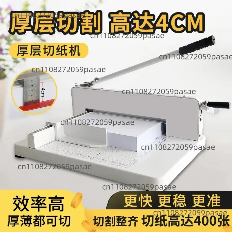 Heavy Duty Manual Paper Cutter A4 A3 Photo Album Trimmer 400 Sheets 4cm Thick Book Cutting Machine Office School Craft