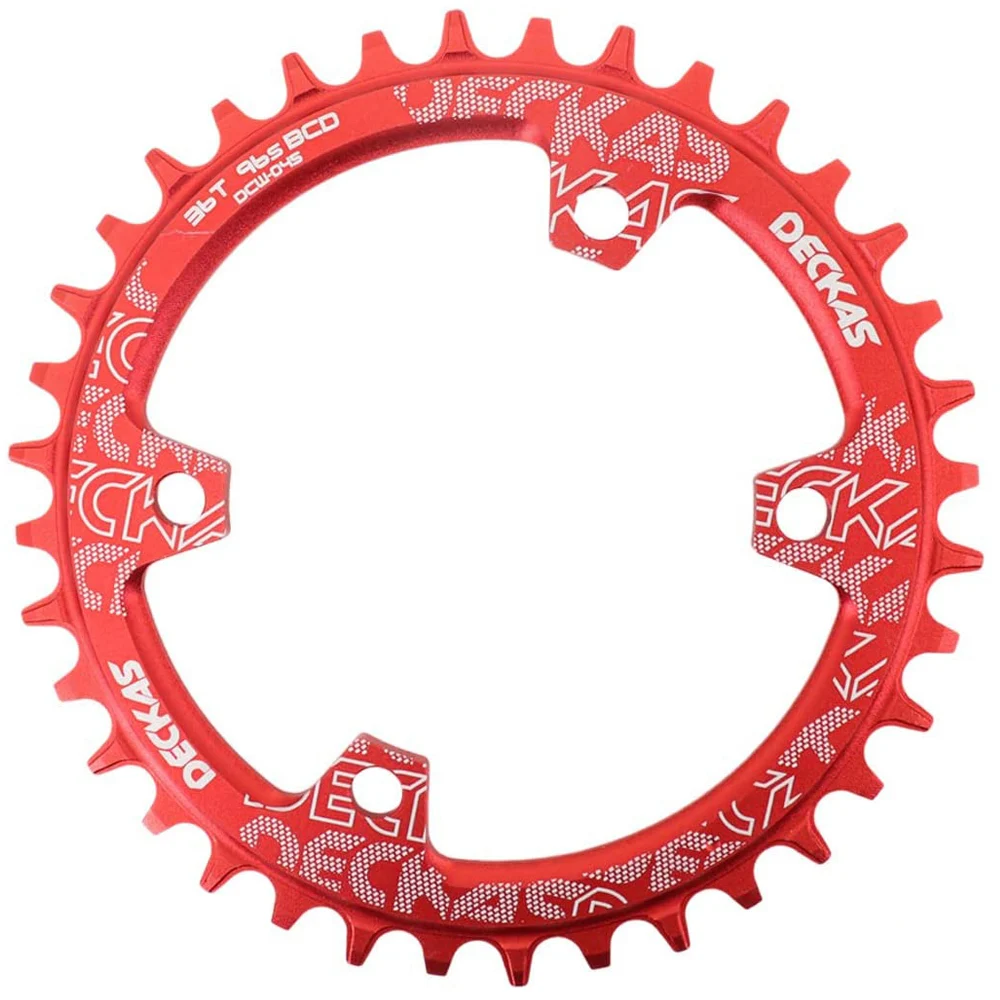 Deckas 96 BCD Chainring for M8000 M7000 M5100 Round Asymmetrical Coroa 96BCD 38T 36T 34T Narrow Wide MTB Bike Plato 32 34 Tooth