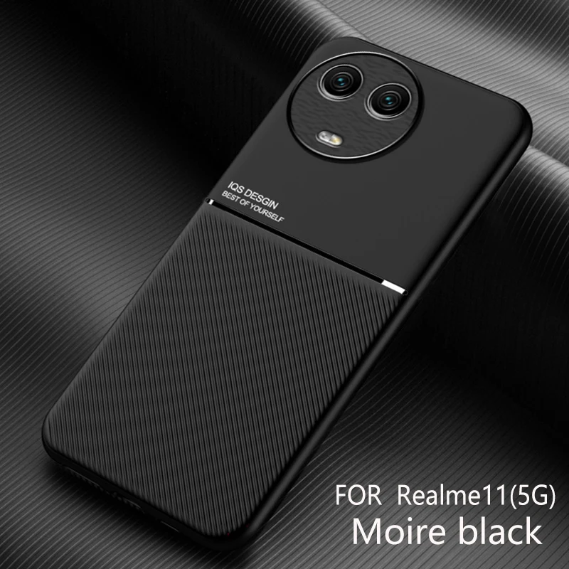 For Realme 11 5G Magnetic Soft Cloth Case Soft Silicone Bumper Cover For Realme 11 4G