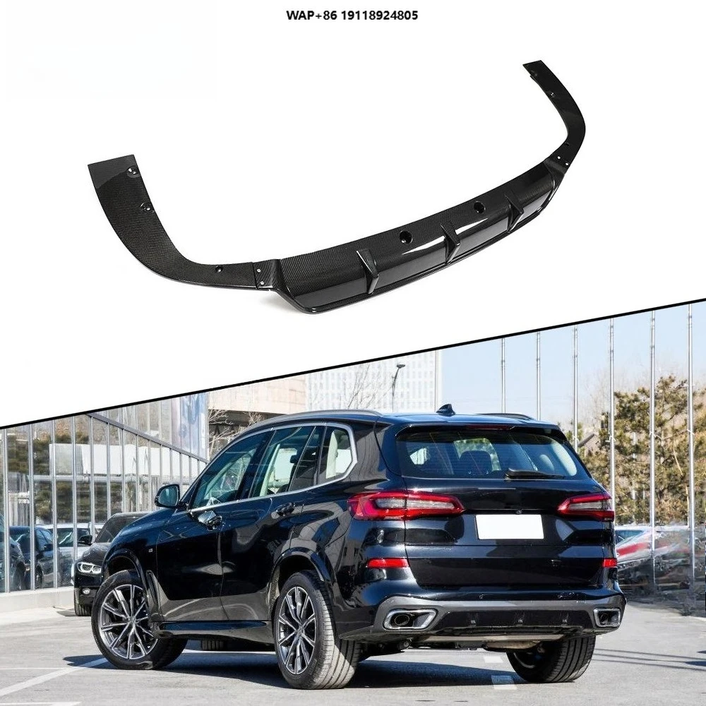 

For B-MW X5 G05 Carbon Fiber Rear Diffuser M Sport Sport Utility 4-Door 2019