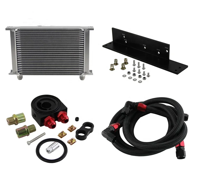 

25 Row Bolt On Oil Cooler Kit Fits For 350Z VQ35 370Z VQ37