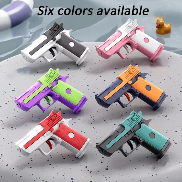 Dziecięcy letni pistolet na wodę Mini Desert Eagle Mechaniczny pistolet na wodę o ciągłym strzelaniu Mały pistolet na zewnątrz Zabawki do basenu na plaży Strzelaj pistoletami na wodę Prezenty